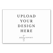 Carte de table - 3,5" x 5" Paysage (Dos)