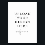 Carte de table - 3,5" x 5" Portrait<br><div class="desc">Personnalisez votre design dans Templett. Une fois que vous avez terminé l'édition,  téléchargez votre fichier au format JPG (n'oubliez pas d'activer l'option de fond perdu). Téléversez votre design ici en cliquant sur le bouton bleu "Personnaliser".</div>