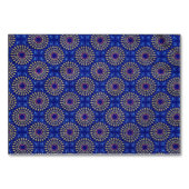 Carte de table à motif africain (Dos)