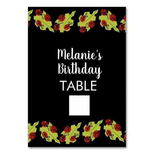Carte de table à remplir pour le premier anniversa (Par défaut)