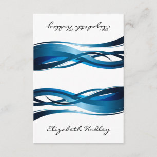 Carte de table abstraite moderne Blue Waves