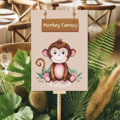 Carte de table animée Monkey Canopy Jungle