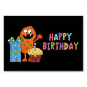 Carte de table Birthday Monster (Dos)