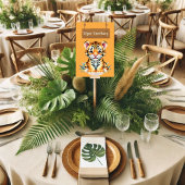 Carte de table Bold Tiger Territory Jungle Safari