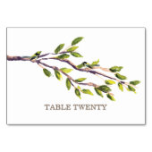 Carte de table Branches brossées (Dos)