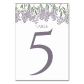 Carte de table Bud Wisteria Peint (Dos)