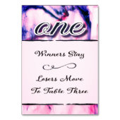 Carte de table Bunco aquarelle One (Dos)