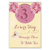 Carte de table Bunco - Peony rose #3 (Par défaut)