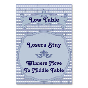 Carte de table Bunco - Table basse
