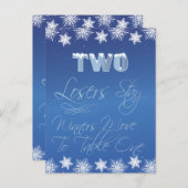 Carte de table Bunco Wonderland n°2 (Devant / Derrière)