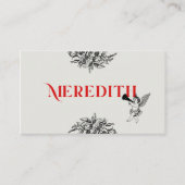 Carte de table Chérubin (Devant)