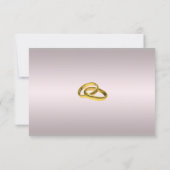 Carte de table chic à fleurs violettes tendance (Dos)