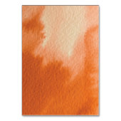 Carte de table Citrouille Floral d'automne (Dos)