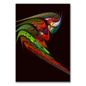 Carte de table d'art Abstrait Chameleon (Dos)