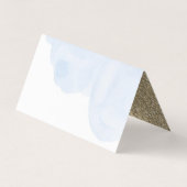 Carte de table de Baby shower d'avion vintage (Dos)