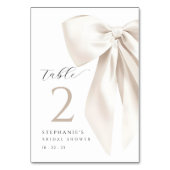 Carte de table de Fête des mariées blanche (Par défaut)