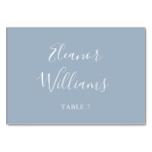 Carte de table de mariage à l'écriture signature b (Devant)