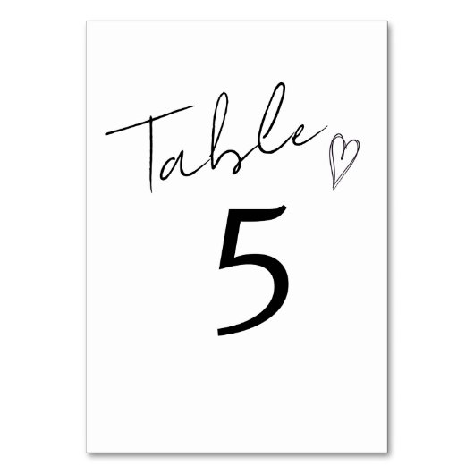 Carte de table de mariage calligraphie moderne min (Dos)