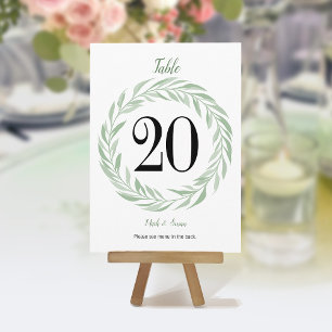 Carte de table de mariage et menus à la couronne v