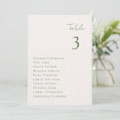Carte de table de mariage romantique d'automne au (Debout devant)