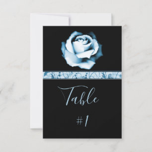 Carte de table de réception Rose Sapphire