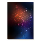 Carte de table des papillons de nuit brillants (Dos)