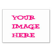 Carte de table Design Here (Devant)