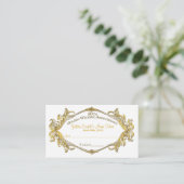 Carte de table d'invités du 50e anniversaire, Gold (Debout devant)