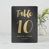 Carte de table double face Shining Promise (Debout devant)