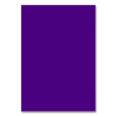 Carte de table double violet personnalisée (Dos)