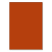 Carte de table en rust (Dos)