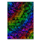 Carte de table en verre de la fierté (Dos)