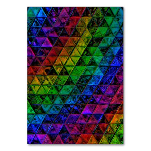 Carte de table en verre de la fierté (Par défaut)