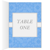 Carte de table et carte de menu de la réception de (Intérieur (Droit))