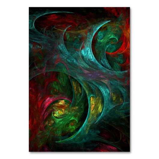 Carte de table Genesis Abstrait Art (Dos)