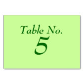 Carte de table Hawthorn & Oak Handfasting (Dos)