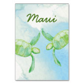 Carte de table Honu Pair Mariage (Dos)
