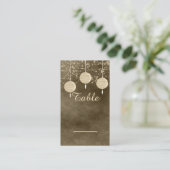 Carte de table Ivory Lanterns (Debout devant)