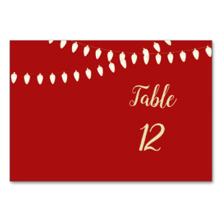 Carte de table Joyeux et Lumière
