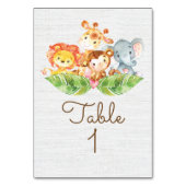 Carte de table Jungle douce (Par défaut)