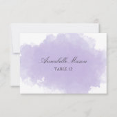 Carte de table | Lavande Mist (Devant)