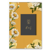 carte de table Margaret orange noir onyx rétro (Dos)