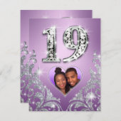 Carte de table Mari n° 19 (Devant / Derrière)