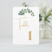 Carte de table mariage (Debout devant)