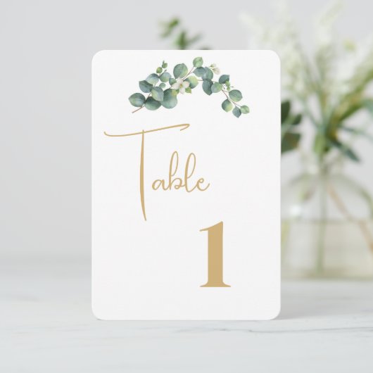 Carte de table mariage (Debout devant)