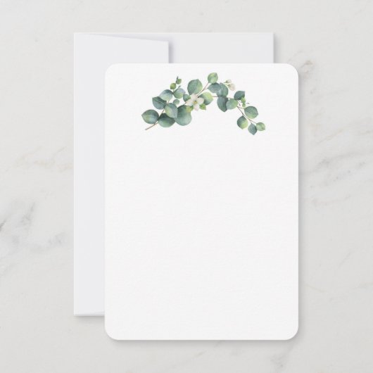Carte de table mariage (Dos)