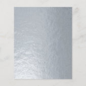 Carte de table mariage argent faux avec nom invité (Dos)