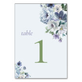 Carte de table Mariage bleu poudre (Par défaut)