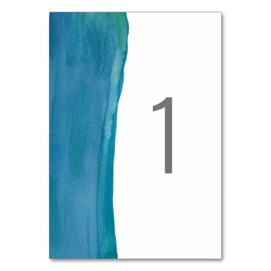 Carte de table mariage couleur bleu gras (Par défaut)