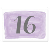 Carte de table Mariage couleur pourpre (Dos)